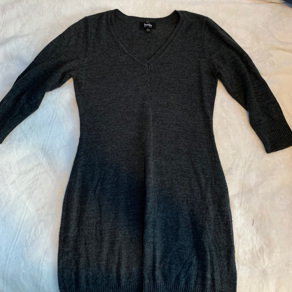form-fitting sweater dress